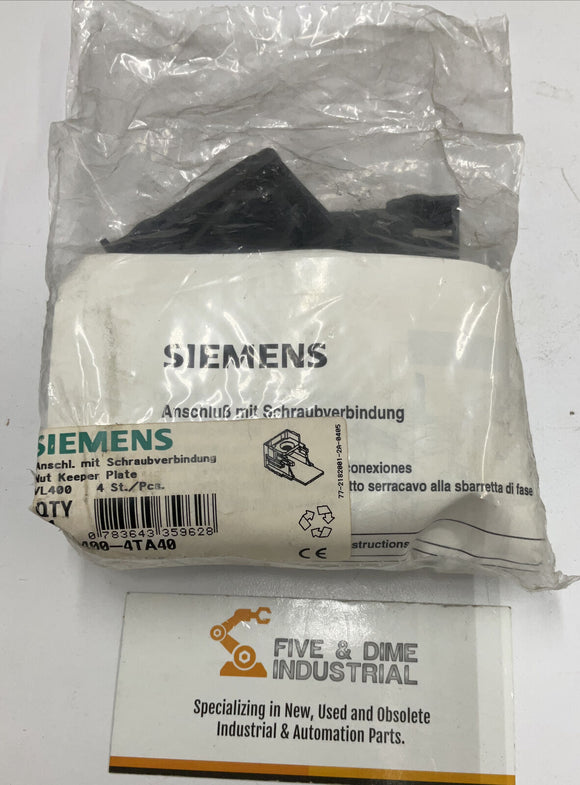 Siemens 3VL9431-7EJ45 Over Current Release VL400 4-Pole