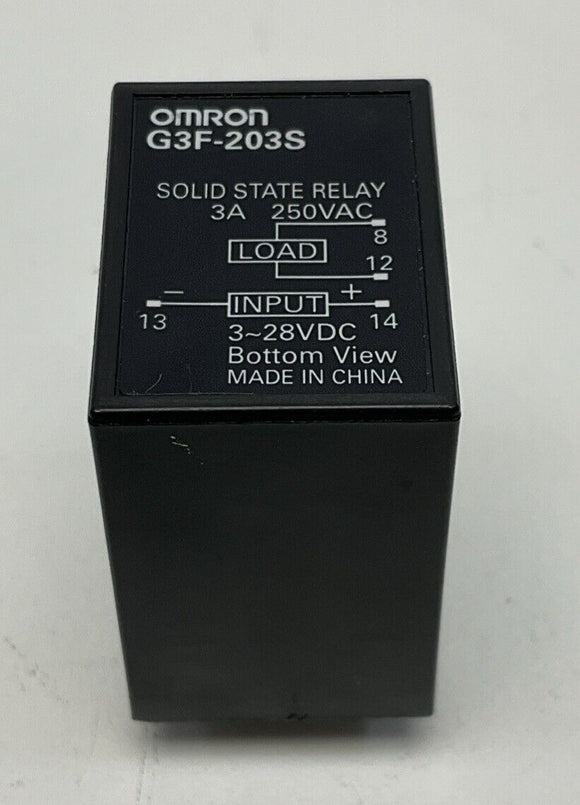 Omron G3F-203S Solid State Relay Input: 3-28VDC, Output 250VAC, 3-Amps