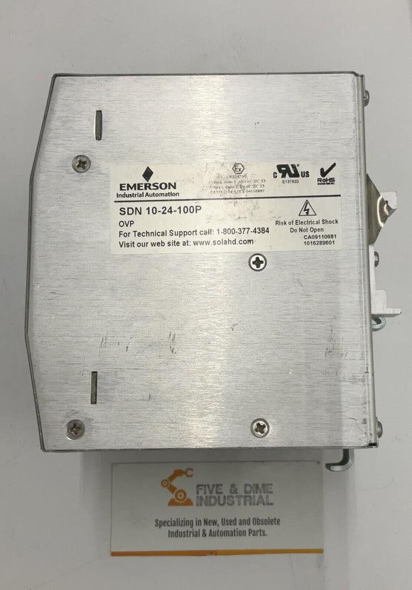 Sola SDN 10-24-100P Power Supply 115/230 Vac 24 Vdc / 10A