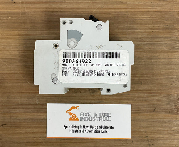 Altech ABL SURSUM 2DU15 15A Circuit Breaker