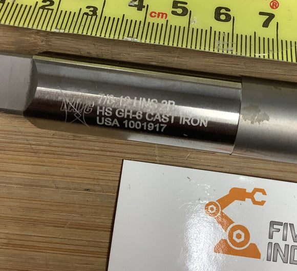 NATC 7/8-12 UNS 2B HS GH-6 Cast Iron Tap (USA 1001917)