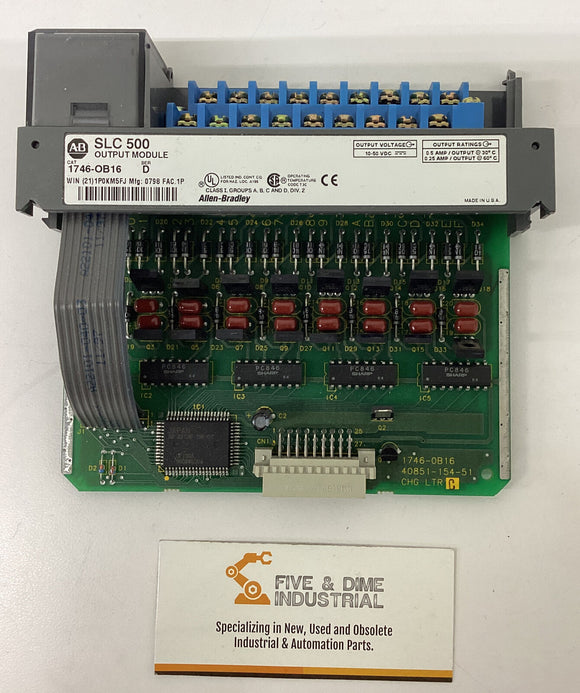 Allen Bradley 1746-OB16 Ser. D Output Module