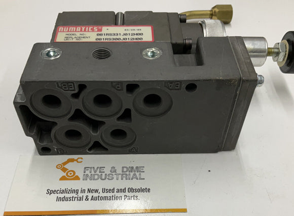 Numatics 081RS331J012H00 Sandwich Regulator w/ Gauge