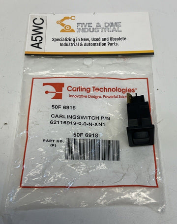 Carling 50F-6918  Rocker Switch 62116919-0-0-N-XN1