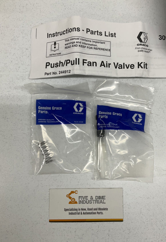Graco 244912 Push  Pull Fan Air Valve Kit