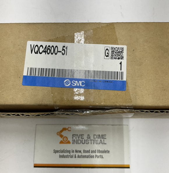 SMC VQC4600-51 Solenoid Valve 5-Part 24 VDC