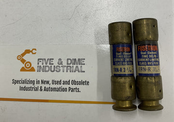 Bussmann Fusetron FRN-R-3-2/10 Fuses 3 2/10A 250V Lot of 2 - 0