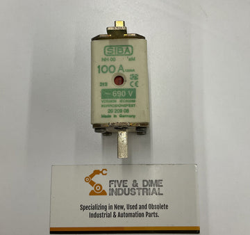 Siba NH 00 VDE0636 IEC60269 100A 690V