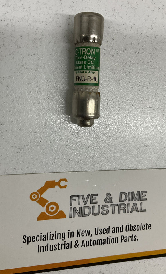Bussmann Buss FNQ-R-10 10A Time Delay Fuse 600V Lot of 2