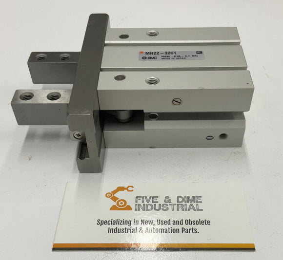 SMC MHZ2-32C1 Linear Guide Parallel Type Air Gripper Single Acting