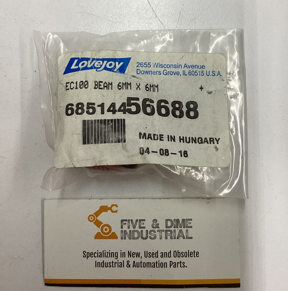 Lovejoy EC100 Coupler 6mm x 6mm 68514-56688