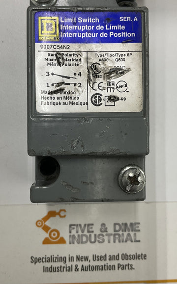 Square D 9007C54N2 Heavy Duty Rotary Limit Switch Series A - 0