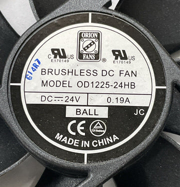 Orion OD1225-24HB / 541-5362 120mm Brushless DC Ball Bearing Fan 24VDC - 0