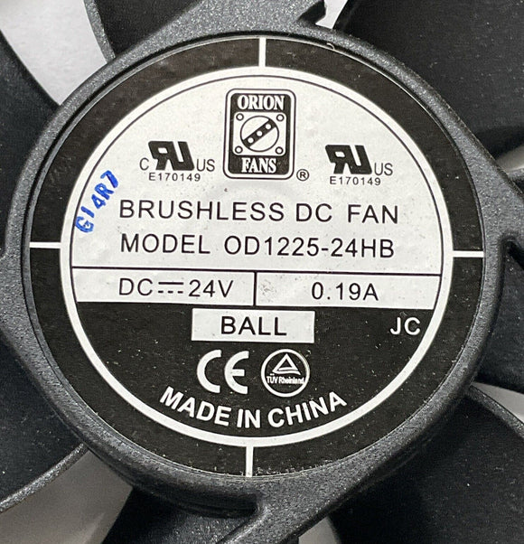 Orion OD1225-24HB / 541-5362 120mm Brushless DC Ball Bearing Fan 24VDC