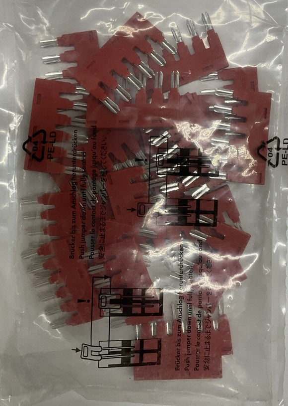 Wago 859-406/000-005 Push-in Type Jumper Bar 6-Pin Lot of 25