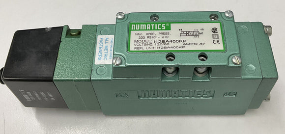 Numatics I12BA400KP Valve 110/120 VAC Solenoid Coil