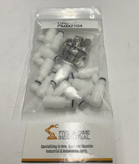Colder Products CPC PMM2104 1/4" PTF Non-Valved Elbow Coupling
