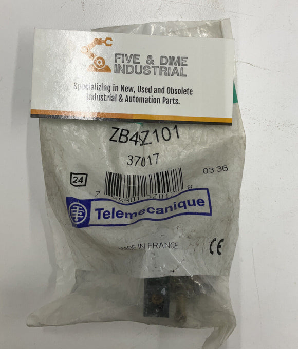 Square D Telemecanique ZB4B2101 Contact Block w/ Mount
