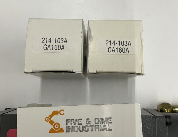 Numatics 152RDZ00JP00000 Pressure Regulator W/ Gauge 214-103A GA160A