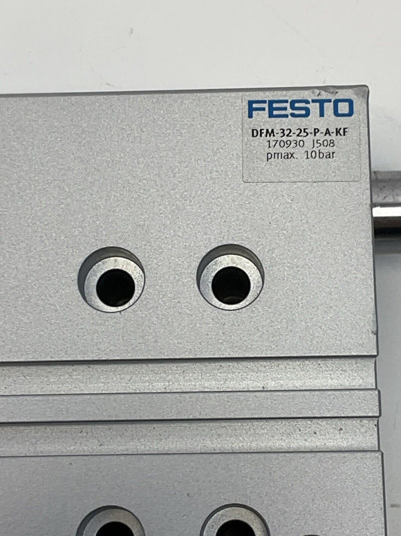 Festo DFM-32-25-P-A-KF Guided Pneumatic Cylinder 32mm Bore, 25mm Stroke 170930