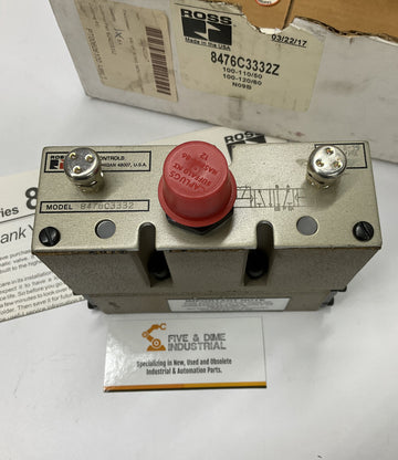 Ross 8476C3332Z 84 Series 115VAC Solenoid Valve