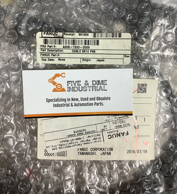 Fanuc A05B-1333-D009 Cable K614 PNS 7 Meters