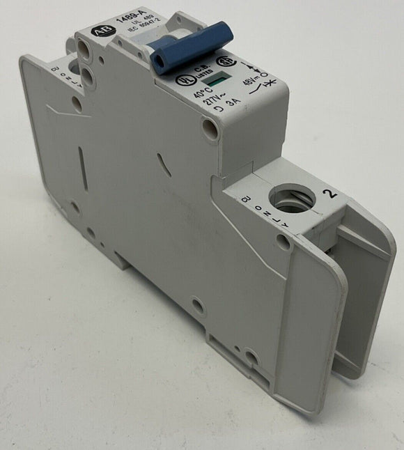 Allen Bradley 1489-A1D030 Ser.A 3 Amp Circuit Breaker