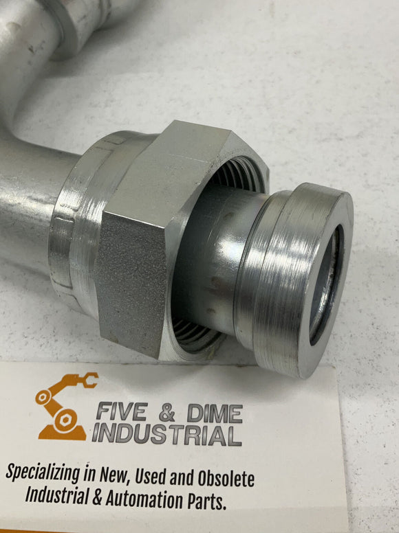 Eaton 1BA20FRC20 Female ORS Swivel 90° Long Drop Fitting TTC12 Crimp -20