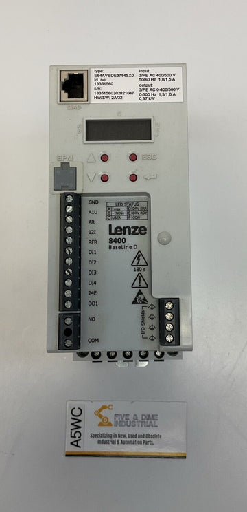 Lenze E84ABDE3714SX0 / 13351560 8400 BaseLine D Inverter Drive