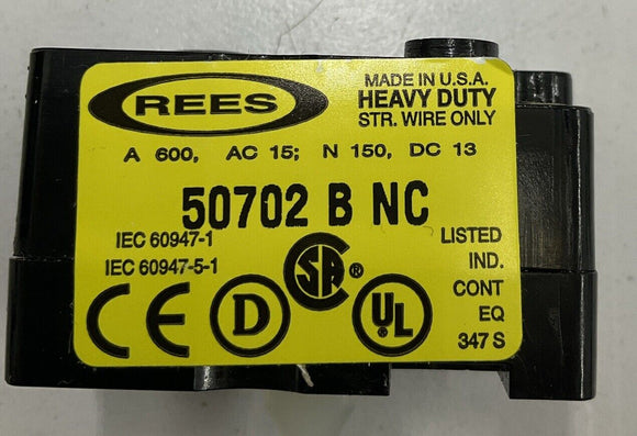 Rees 50702-000  50702 N C Contact Block