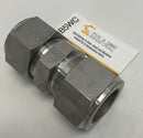 SSP ISS-D-20-U / D-20-U Duolok 1-1/16" Dual-Ferrule Stainless Union Fitting-1