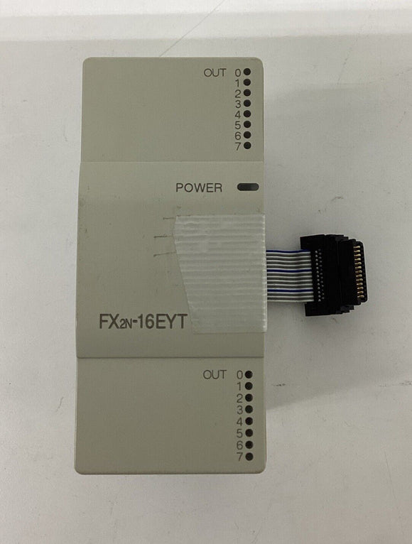 Mitsubishi FX2N-16EYT PLC Output Module, Broken Door