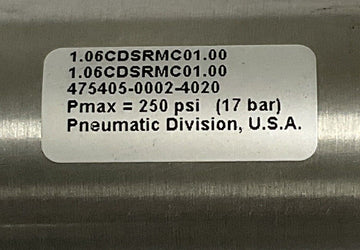 Parker 1.06CDSRMC01.00 Double-Acting SS Cylinder  1" Stroke - 0