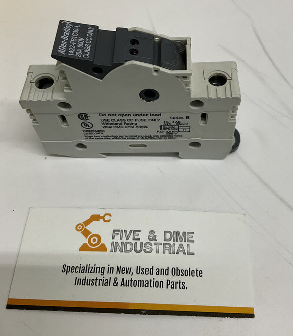 Allen Bradley 1492-FB1C30-L Fuse Holder Class CC 30A 600V