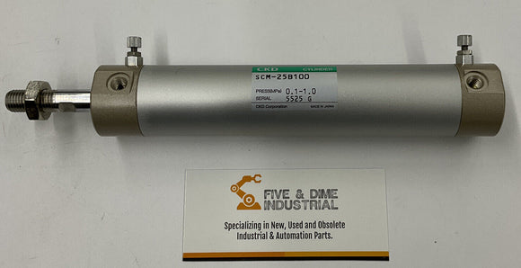CKD SCM-25B100 Double Acting Pneumatic Cylinder 0.1-1.0MPa