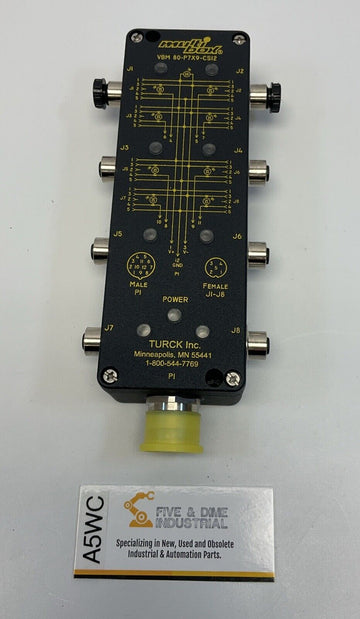 Turck VBM 80-P7X9-CS12 8-port Junction Box with M23 Multifast