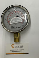 Stauff STNA50683 SPG-100-00300-5-S-N08 Fluid Filled Pressure Gauge 300 Psi-1