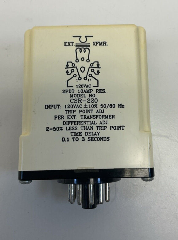 ECC CSR-220 AC Current Sensor General Relay 120VAC