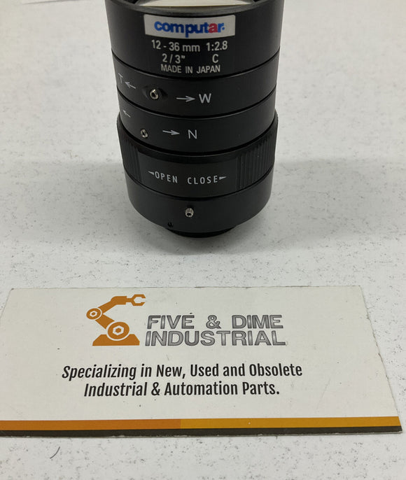 Omron  Computar C Point Gray CCD Lens 12-36mm 1:2.8 2/3"