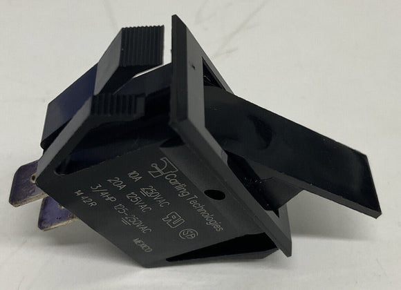 Carling Technologies TA22B-TLB-B Rocker Switch 20A 250VAC