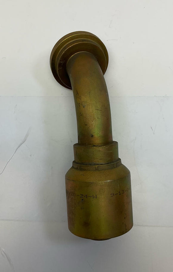 Kurt Hydraulics  C6160-20-24-W  1-1/2'' Code 61 Flange x 1-1/4 Hose ID Crimp 60°