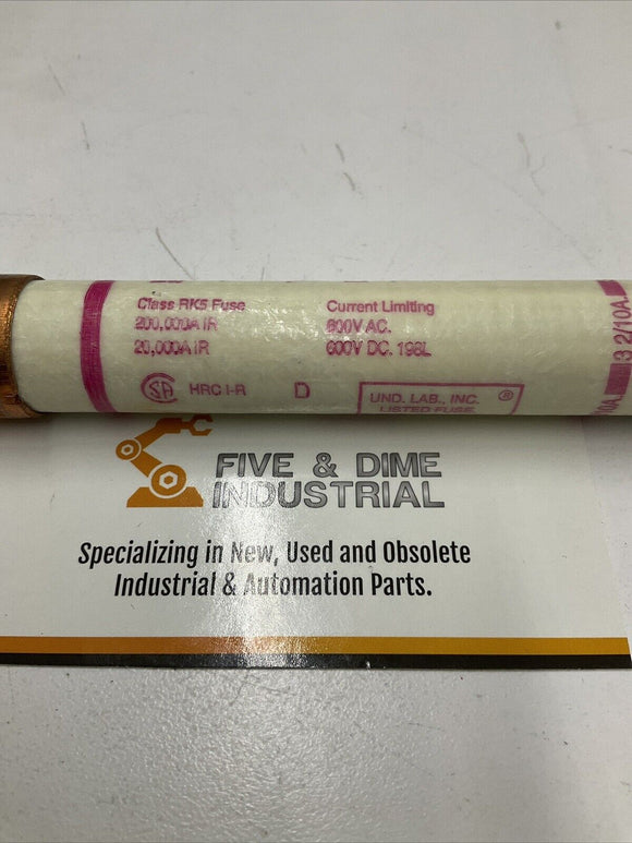 Gould Shawmut Lot of 3 TRS3-2/10R Dual Element Fuses 3-2/10 Amp RK5