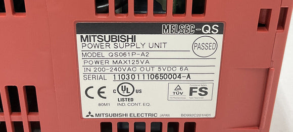 Mitsubishi QS061P-A2 Safety Power Supply