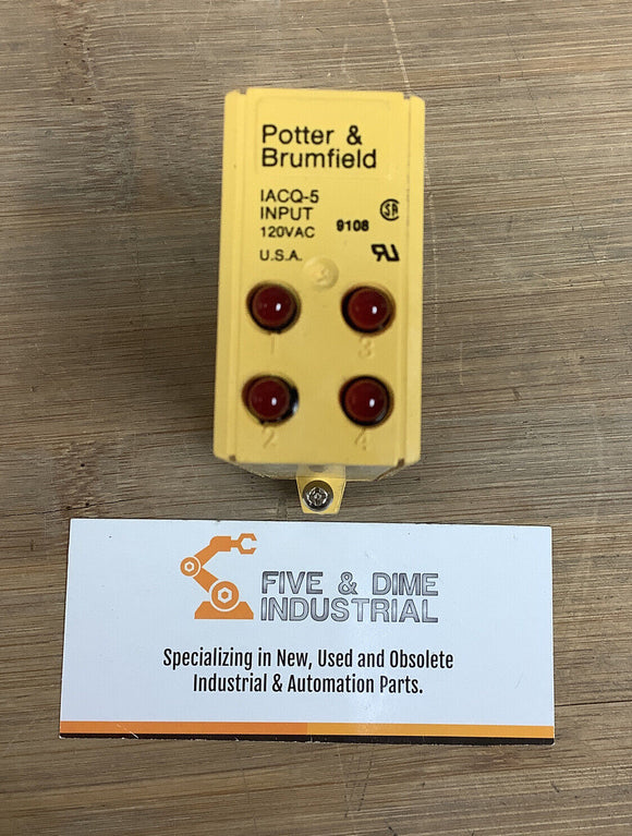 Potter & Brumfield IACQ-5 Opto 22 Solid State Input Module 120VAC
