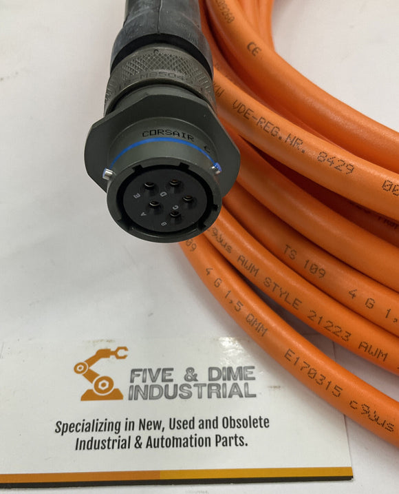 Pushcorp 393C-1193M12-944G 12 Meter Servo Power Cable