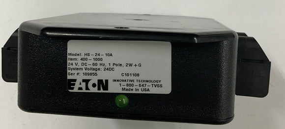 Eaton HS-24-10A Surge Suppressor Device 400-1000. 24VDC