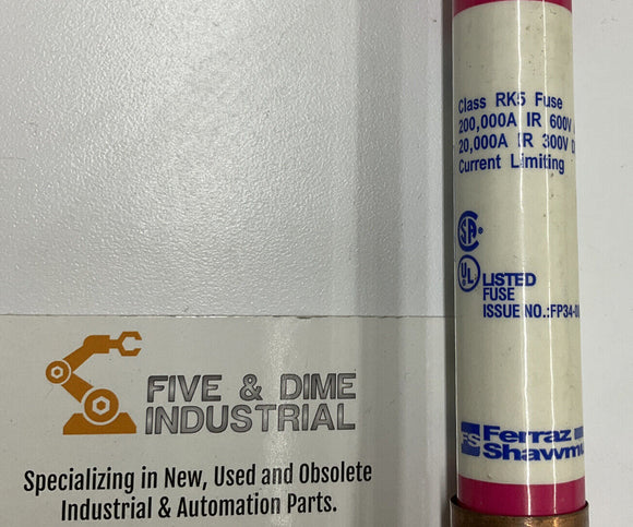 Gould Shawmut Tri-Onic TRS20R  Lot of (2) Time Delay Fuses