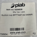 Piab 0206530  Polyurethane Suction Cup 3/8" NPT / BFFT90P.5S.N49MR-5