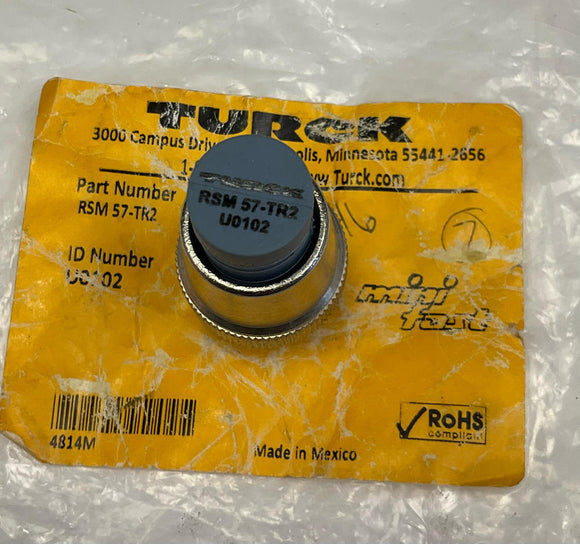 Turck RSM 57-TR2 Terminating Resistor U0102  7/8'' Male, 5-Pin 120 OHM