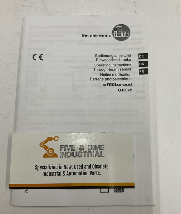 IFM Effector 200 OJ5064 Photoelectric Sensor 15M